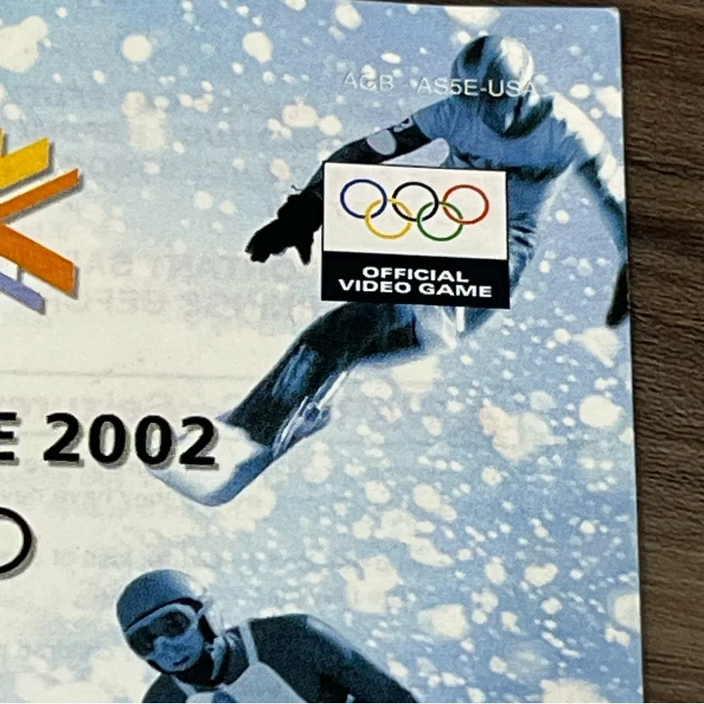 Vintage Game Boy Advance Winter Olympics Salt Lake City 2002 Game Manual Only